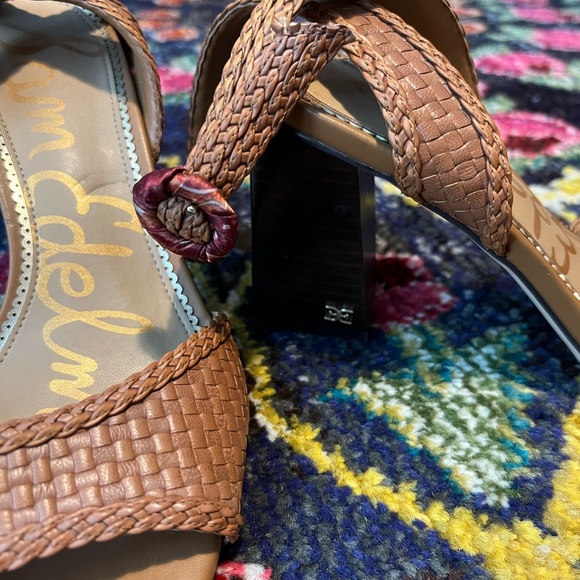 Tan Leather Sam Edelman Sandals W9 - Picture 8 of 12